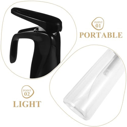 Refillable Continuous Spray Bottles 2pcs 200ml Plastic Fine Mist Water Mister for Hair Styling Plant Care and Skin Hydration