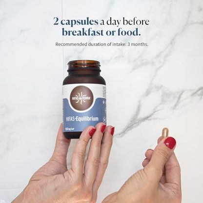 Hifas Equilibrium - Mushroom Complex with Organic Lions Mane, Cordyceps and Reishi - Stress and Mood Support Supplement - 60 Vegan Mushroom Capsules