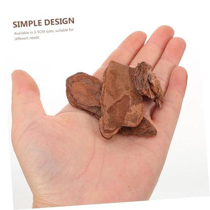 1Bag Terrarium Tree Bark Chips Bedding Natural Decorative Substrate for Reptile Tanks Safe for Aquatic Animals for Terrariums and Landscaping Approx