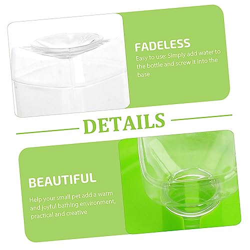 Totority 1Pc Automatic Water Feeder for Reptiles Durable Pet Water Dispenser Drinking Fountain for Tortoise and Lizard Easy to Design for Gecko Tanks and Terrariums