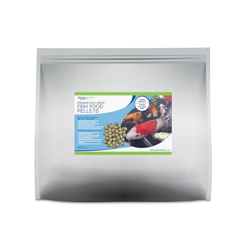 Aquascape 81047 Premium Cold Water Fish Food Pellets for Large Pond Fish, Large Pellet, 11 Pounds - size: 11 Pound (Pack of 1), style: Large Pellet