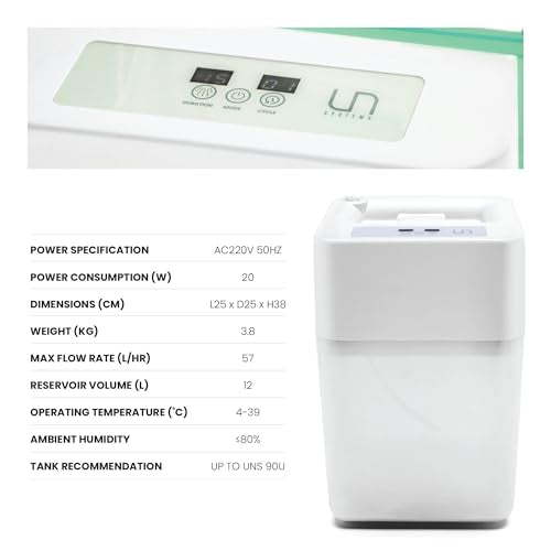 Ultum Nature Systems - Nimbus - Programable Misting System w/Timer, for Plants & Animals, for Paludarium/Terrarium - Automatic Plant Mister, Reptile Mister & Terrarium Accessories - 3.17 Gallons