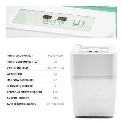 Ultum Nature Systems - Nimbus - Programable Misting System w/Timer, for Plants & Animals, for Paludarium/Terrarium - Automatic Plant Mister, Reptile Mister & Terrarium Accessories - 3.17 Gallons