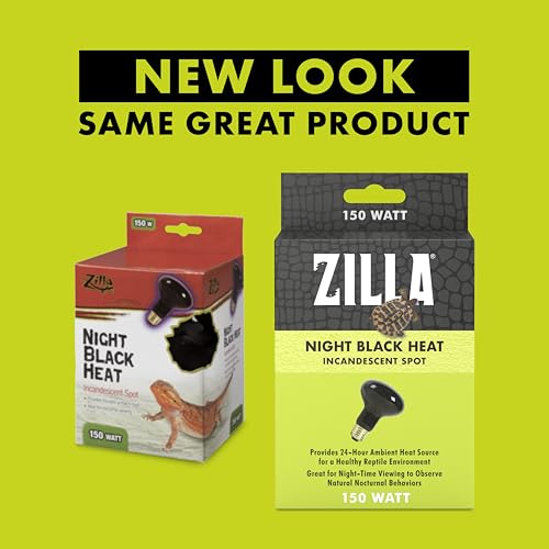 Zilla Incandescent Spot Bulb, for Nocturnal Reptile Species, Night Black - size: Pack of 1, style: Night Black (150W)
