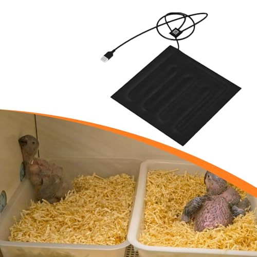 Reptile Heating Mat, Terrarium Heating Mat, Tank Pad, Gecko Pad, 22cmx22cm
