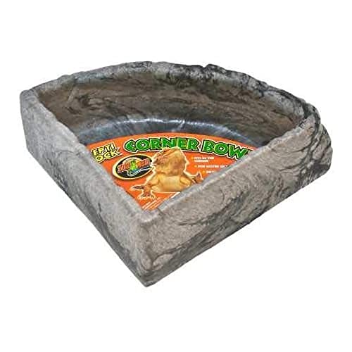 Zoo Med Reptile Rock Corner Water Dish, Large - Assorted colors - size: Large