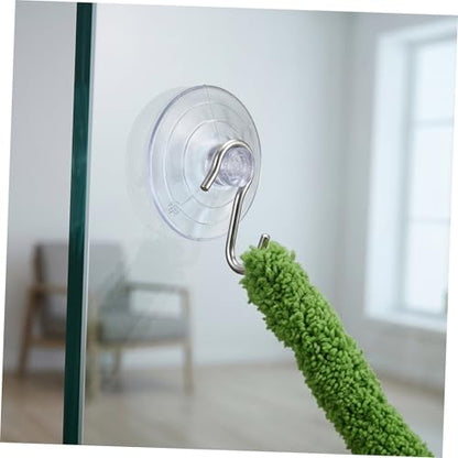 ULTECHNOVO Flexible Reptile Climbing Rope with Simulated Vine Design and Suction Cup Hook, Bendable Green Plush and Plastic Rope for Chameleon and Jumping Spider Terrarium Habitat Decoration