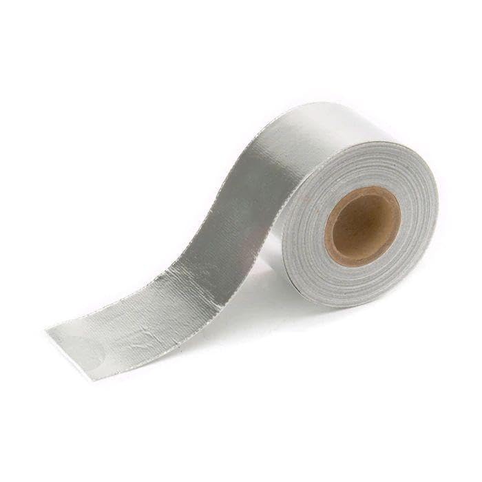 Design Engineering Cool-Tape Plus | Self-Adhesive Heat Reflective Tape | 2" x 60' Roll | High-Temp (up to 400F) Flexible Heat Shielding for Automovtive & Industrial Use - size: 2 inch x 60 foot Roll