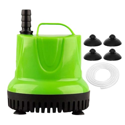 Aquarium Submersible Pump | Fish Tank Water Pump,Silent Circulation Filter Device Suction Cup for Drainage Pond Terrarium Outdoor Sump Pool Irrigation