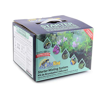 MistKing – Starter Misting System, 4th Gen | Used by Zoos, Botanical Gardens, Institutions & Hobbyists | Expandable to 10 Nozzles | Extremely Fine Mist | 50 Micron Droplets | MKSMS4-125-50 - size: Version 4, style: Starter