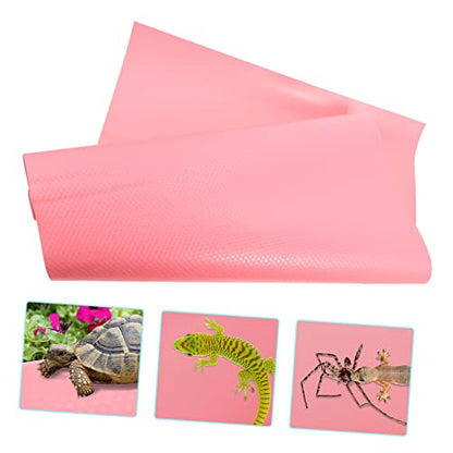 Kisangel Crawling Carpet for Reptile Bedding Terrarium Liner Non-Slip Washable Pet Bedding Gecko Tank Accessories