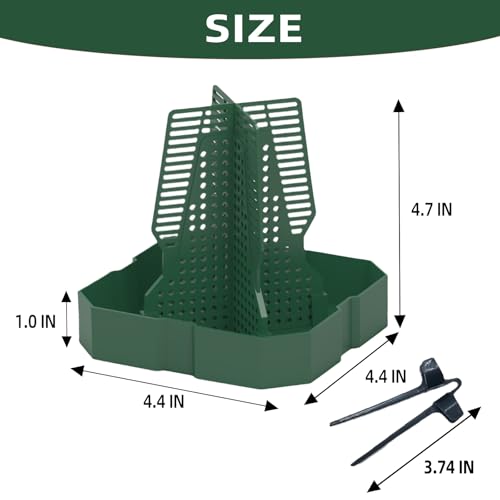 Chameleon Feeder Bearded Dragon Feeder for Mounted Insect with Rope and Tweezers, Tank and Aquarium Accessories for Lizard, Bearded Dragon, Gecko, Frog（Medium） - size: Medium