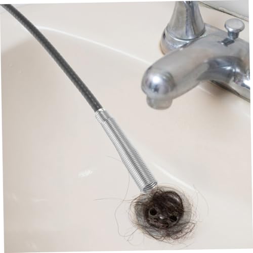 jojofuny Hair Stopper for Shower Drain Sink Cleaning Hook Flexible Grabber Claw Essential Bathroom Gadget Dredging Tool for Toilet Plunger