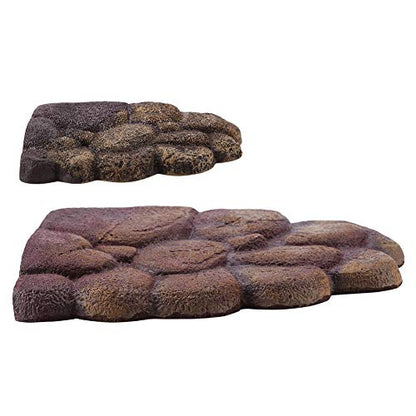 Turtle Basking Resin Turtle Magnetic Basking Floating Island Reptile PlatformTurtle Climbing for Semi Aquatic Animals Aquarium Stone Decor Reptile Decorative Landscaping Supplies