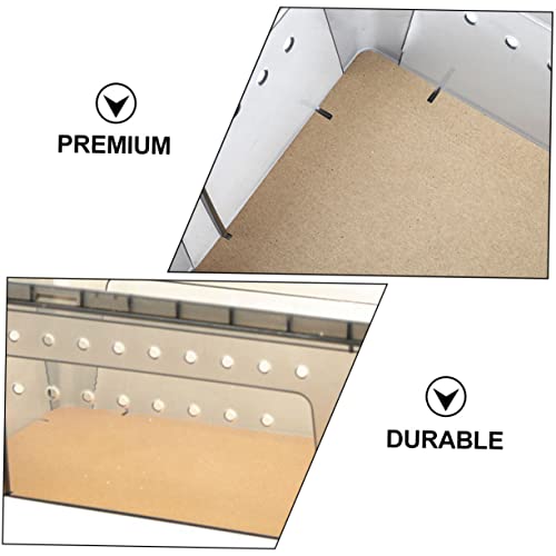 BESPORTBLE Reptiles Feeding Box Mat Paper 50 Sheets Reptile Bed s Easy to Clean Non-Slip