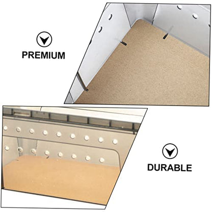BESPORTBLE Reptiles Feeding Box Mat Paper 50 Sheets Reptile Bed s Easy to Clean Non-Slip