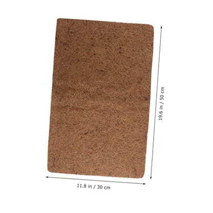 BESTonZON 3pcs Reptile Accessories Cozy Reptile Mat Cypress Mulch Bed Mat for Pet Tanks