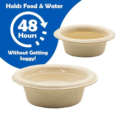 Pangea Small 0.5oz Paper Gecko Food & Water Cups, 100 ct.