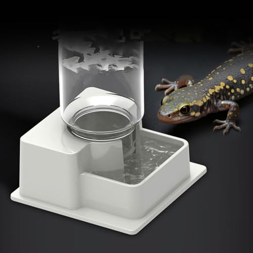 Reptile Auto Refill Water Dispenser, Quiet Operation Clear Monitor for Turtles, Lizards & Pets - color: Light Green