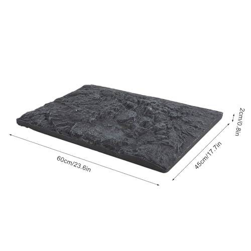 CDQL Aquarium Terrarium Background, Multipurpose 3D Reptile Background, Foam Aquarium Decor Backgrounds, Easy to Assemble for Reptiles Lizard Fish Frog (D) - size: D