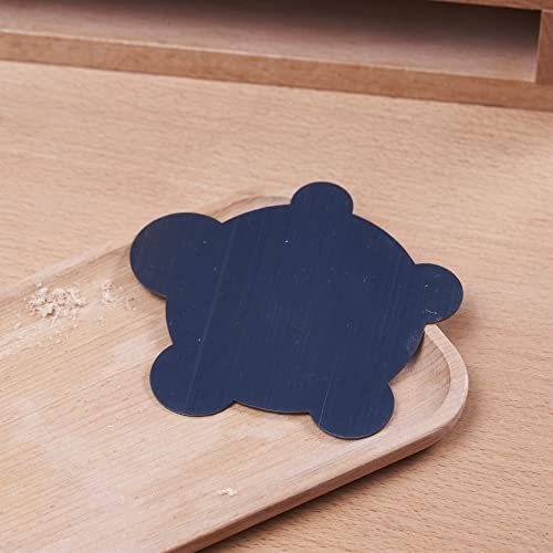 Pack of 4 Cabinet Scraper Card Set (4, 2Concave+2Convex) - style: 2Concave+2Convex
