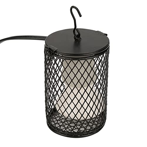 Tbest Heat Lamp for Reptiles,Bird Cage Heater Reptile Nano,Chicken Coop Heater,Safer Than Brooder Lamps 100W Infrared Ceramic Emitter Heat Light Bulb Lamp Pet Reptile Brooder(Black) - color: Black