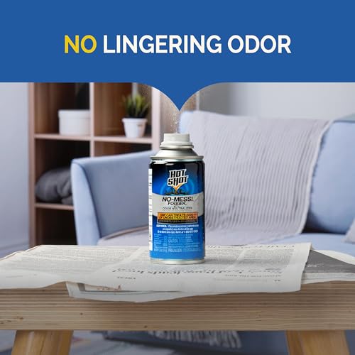 Hot Shot No-Mess! Fogger With Odor Neutralizer 3 Count-1.2 Ounce Cans, Kills Hidden Bugs, No Need To Turn Off Pilot Lights, 6 Pack - size: 6 Pack, style: Dry Fog Formula