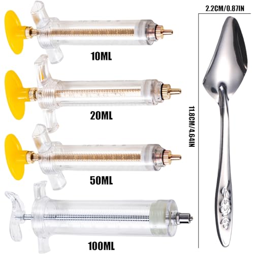 Baby Bird Feeding Syringe Set, Small Pet Parrot Feeding Tubes for Birds, Hand Feeding Tubes Kit Parrot Feeder Food Feeding & Watering Supplies for Small Pet Baby Birds (50ML) - color: 50ML