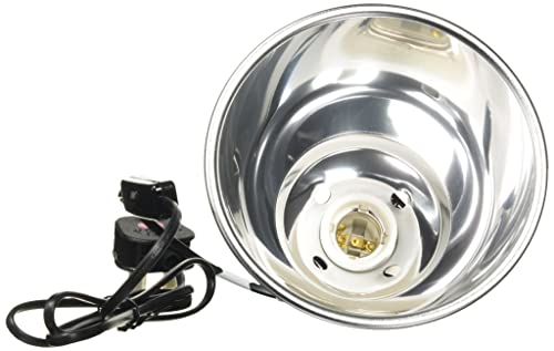 Exo Terra Light Dome, Aluminum UV Reflector Lamp for Reptile Terrariums, 5.5 Inches - size: 5.5 Inches