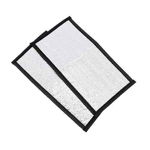ibasenice 2Pcs Insulation Mat for Snakes Lizards Heated Pad with Reflective Film for Reptile Winter Care Under Tank Heating