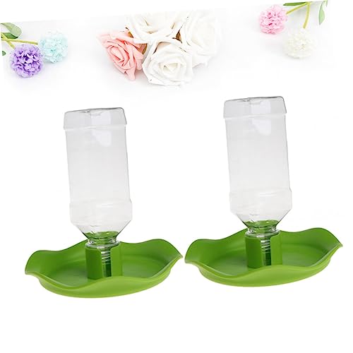 2Pcs Reptile Water Feeder Bowl Automatic Pet Drinking Tool for Spiders Hamsters and Lizards Smooth Design for Home and Pet Shops