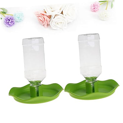 2Pcs Reptile Water Feeder Bowl Automatic Pet Drinking Tool for Spiders Hamsters and Lizards Smooth Design for Home and Pet Shops