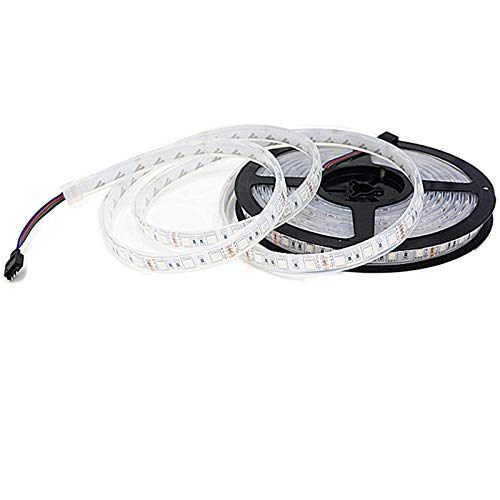 BSOD LED Strip Lights for Boats,12V Outdoor RGB Underwater Rope Light Real IP68 Waterproof Strip 16.4ft Marine Fish String Flexible Green/Red/Blue Light for Swimming Pool Boat Fish Tank - color: RGB (Red, Green, Blue)