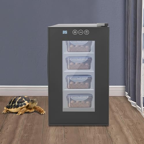 Reptile Incubator, 6.08Gal Scientific Lab Incubator Digital Incubator Cooling and Heating 50-104°F, Reptile Egg Incubators with LED Display & 3 Tier Removable Shelves for Small Reptiles Hatching Eggs