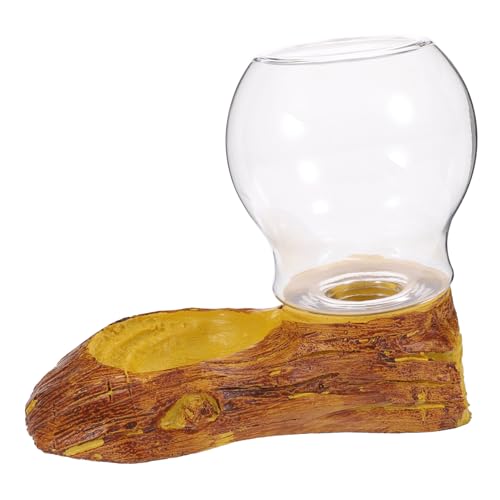 BESPORTBLE Resin Crawler Waterer Automatic Turtle Fountain Heating Pad Reptile Decor Watering System for Tortoise Lizard