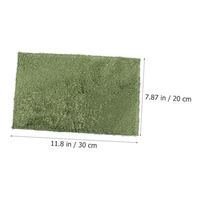 Home Terrarium Liner Reptile Pet Carpet Fake Moss for Lizard Tanks and Tortoise Habitats Moisture Retaining Reusable Mat for Amphibians and Reptiles