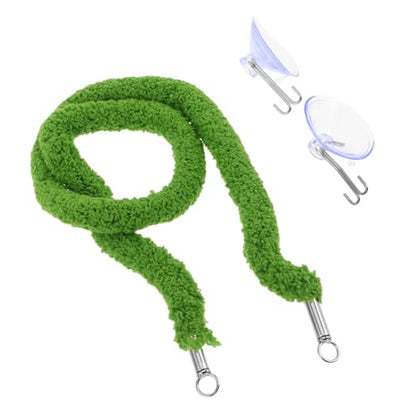 jojofuny Reptile Climbing Rope Vine with Suction Cups 50cm Faux Vine Rope for Snake and Lizard Terrariums Accessory for Pet Enclosures