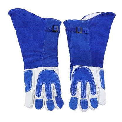 Animal Handling Gloves, Bite Protective Gloves, 23 Inch Extended Forearm Guard with Reinforced PU Palm for Veterinarians Zookeepers and Pet Owners, Multipurpose Anti Scratch