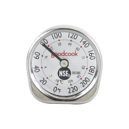 GoodCook Everyday Digital Instant Read Thermometer, LCD Display, Stainless Steel Probe, Recalibratable, Includes Protective Pocket Sleeve - size: 1 EA