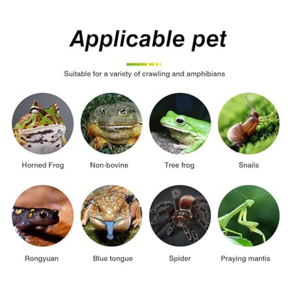 Reeusaables Pet Terrarium Liner - Reptile Carpet Strong Absorbent Grass Like Texture Substrate Mat, Washable Cuttable Cage Bedding Liner Sheet - color: Small 60x40cm