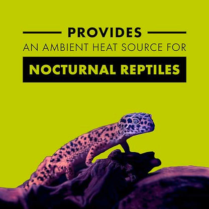 Zilla Incandescent Bulb, Night Black, Ideal for Nocturnal Reptile Species - size: 75 Watts, style: Night Black