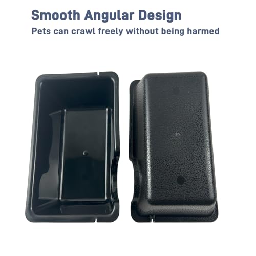 Small 2 Pcs Durable Reptile Hide Box, Ball Python Hide, Leopard Gecko Hide, Bearded Dragon Hide, Easy to Clean Reptile Hides Cave for Tank, Snake Hide Enclosure (7.48" x 4.72" x 2.56") - size: Small (2-Pack)