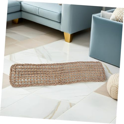 KESYOO 2pcs Bearded Dragon Toys Reptile Carpet Seagrass Mat for Forest Floor Bedding Hammocks for Adults