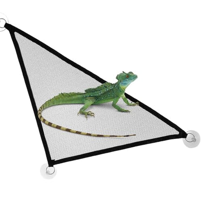 2 PCS Bearded Dragon Lizard Hammock, Breathable Mesh Reptile Hammock, Geckos Hammocks, Suitable for Lizard, Chameleon, Axolotls, Geckos, Anoles, Snakes