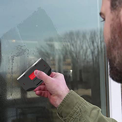 ALLWAY GRS Wide Euro-Style Glass & Tile Scraper, 4" | Ideal for Removing Tape, Paint, Stickers, and More - style: Glass & Tile Scraper (Euro-Style)