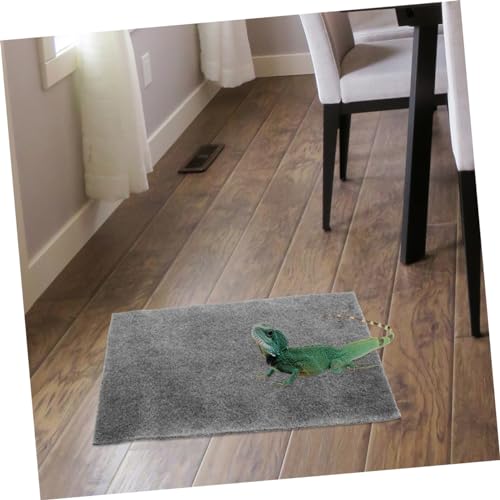 3pcs Reptile Carpet Liner Washable and Reusable Substrate Mat for Turtles Lizards Snakes and Geckos Water-Absorbent Cushion for Terrarium Setup