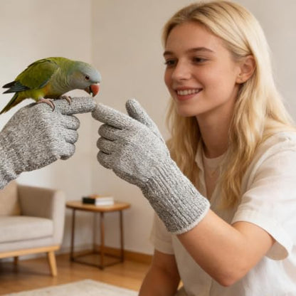 Ultra Flexible Scratch Resistant Arm Protection Sleeve | Parrot Bite Proof Gloves, Flexible Multipurpose Guard For Grooming & - color: 25cm