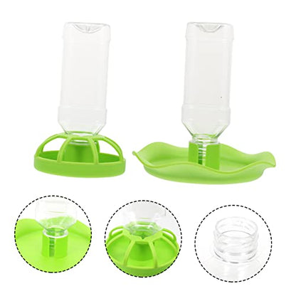 LIOOBO 2sets Tortoise Food Bowl for Turtle Aquarium Kit Reptile Supplies Lizard Accessories Pet Feeding Dish Water Drinking Plates