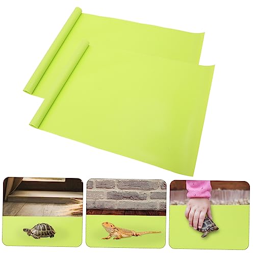 Garneck 2pcs Reptile Carpet Mat for Terrarium Non-Tearing Bedding for Tanks for Snakes Lizards Tortoises and More - size: 150X45CM