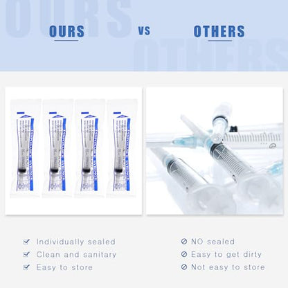 Frienda 4 Packs Large Plastic Syringe Measuring Syringe Tools Dispensing Multiple Uses (30 ml) - size: 30 ml
